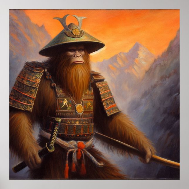 Bigfoot Samurai Poster (Front)