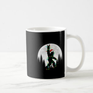 Bigfoot Santa Christmas Tree Lights Funny Xmas Sas Coffee Mug