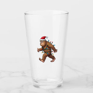 Bigfoot Santa Christmas Tree Lights Xmas Boys Men Glass
