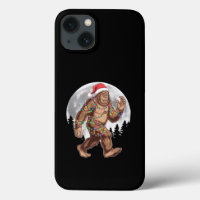 Bigfoot Santa Christmas Tree Lights Xmas Sasquatch