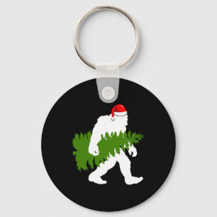 BigFoot Santa Claus Fun Christmas Gifts Key Ring