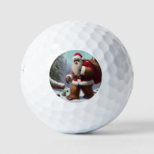 Bigfoot Santa Claus Golf Balls