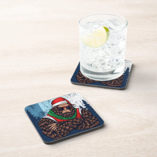 Bigfoot Santa Claus In The Forest Coaster