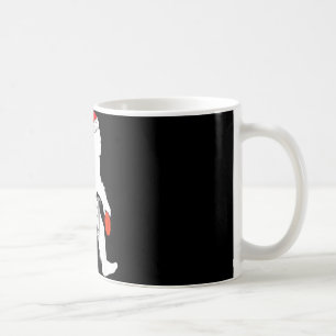 Bigfoot Santa Disc Golf Christmas Disc Golfer Xmas Coffee Mug