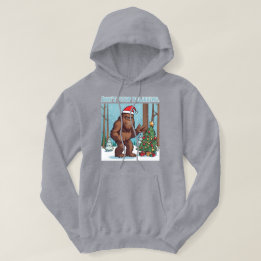 Bigfoot Santa - Don't Stop Believing Hoodie