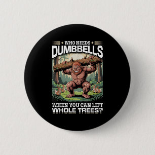 Bigfoot Sasquatch 6 Cm Round Badge