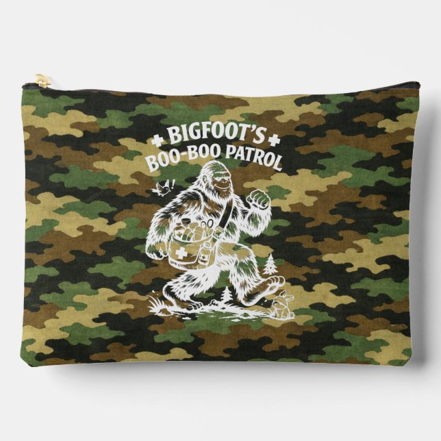 Bigfoot Sasquatch Accessory Pouch (Front)