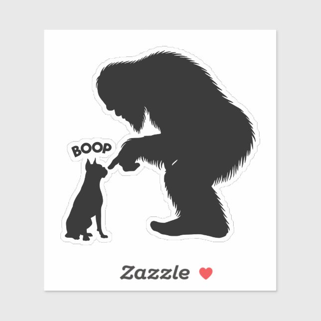 Bigfoot Sasquatch Boxer Boop (Sheet)