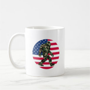 Bigfoot Sasquatch Camo Coffee Mug