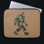 Bigfoot Sasquatch Camo Laptop Sleeve<br><div class="desc">Bigfoot Sasquatch</div>