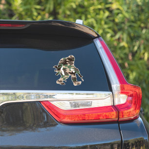 Bigfoot Sasquatch Camo  Sticker