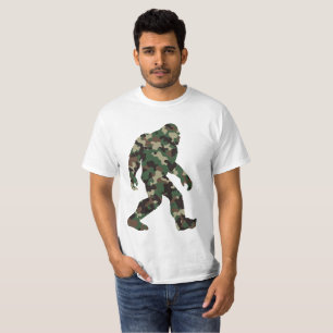 Bigfoot Sasquatch Camo  T-Shirt