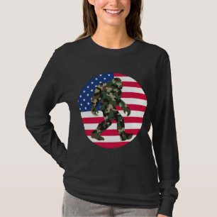 Bigfoot Sasquatch Camo T-Shirt