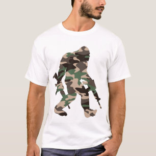 Bigfoot Sasquatch Camo T-Shirt
