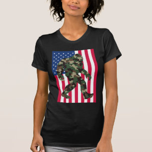 Bigfoot Sasquatch Camo       T-Shirt