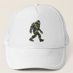 Bigfoot Sasquatch Camo Trucker Hat