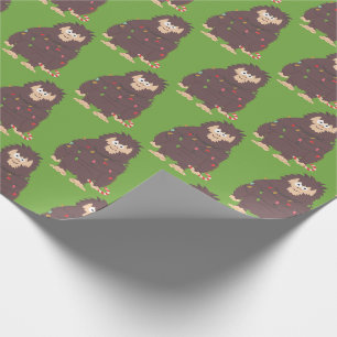 Bigfoot Sasquatch Christmas  Wrapping Paper