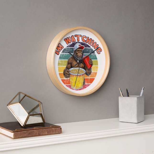 Bigfoot sasquatch clock (Office)
