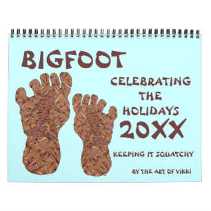 Bigfoot Sasquatch Cryptid Geek 20XX Calendar