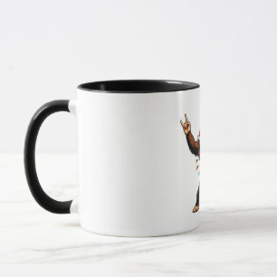 Bigfoot Sasquatch Devil Horns Christmas 2026 Rock Mug