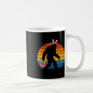 Bigfoot Sasquatch Easter Bunny Egg Hunt Funny Men Coffee Mug
