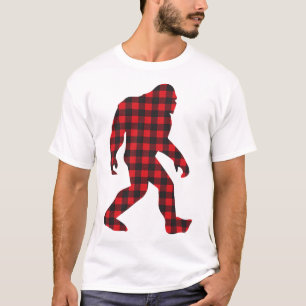 Bigfoot Sasquatch Flannel  T-Shirt