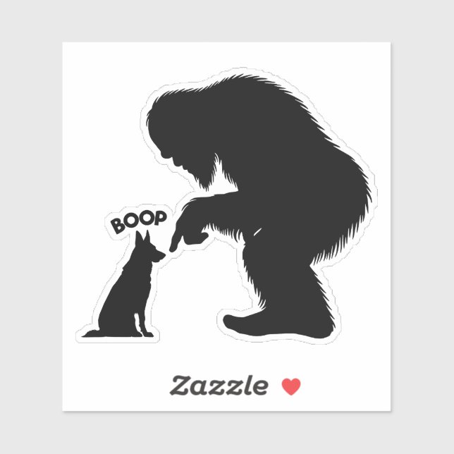 Bigfoot Sasquatch German Shepherd Boop (Sheet)