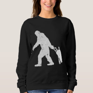 Bigfoot Sasquatch Golf Clubs Funny Golfing Golfer Sweatshirt