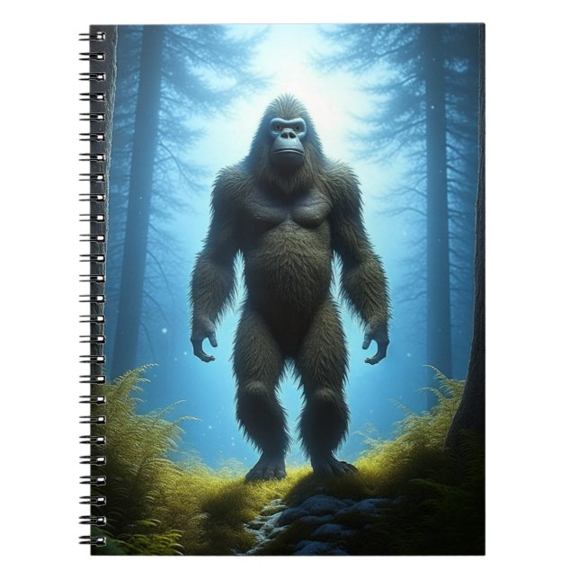 Bigfoot Sasquatch in the Woods  Notebook (Front)