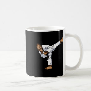 Bigfoot Sasquatch Karate Taekwondo Kickboxing Kara Coffee Mug