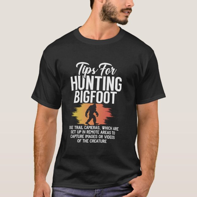 Bigfoot Sasquatch Long Sleeve T Shirt (Front)
