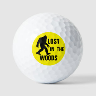 BIGFOOT / Sasquatch : LOST IN THE WOODS Golf Balls
