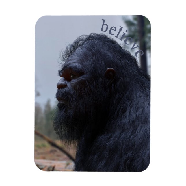 bigfoot sasquatch magnet (Vertical)