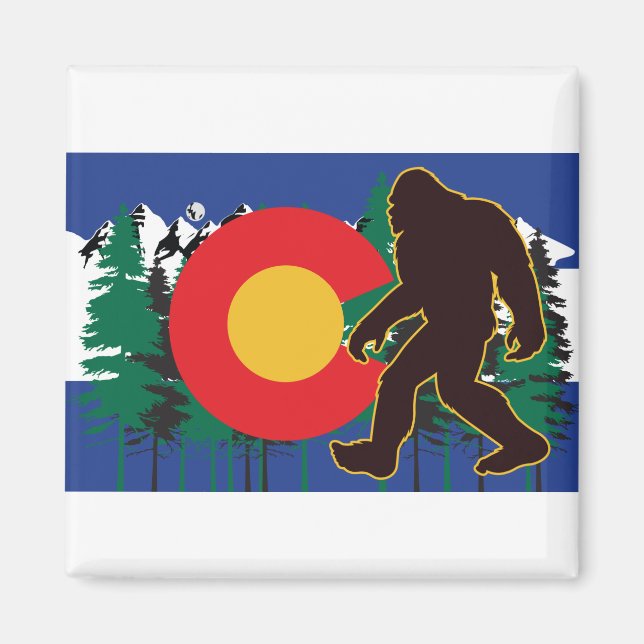 Bigfoot-Sasquatch Magnet (Front)