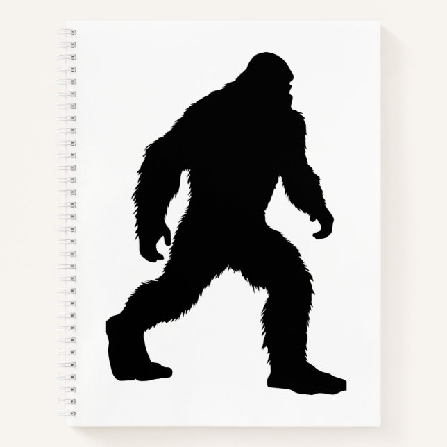 Bigfoot Sasquatch Notebook (Front)