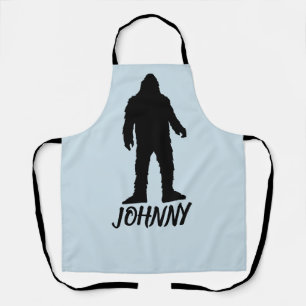 BIGFOOT SASQUATCH PERSONALIZED APRON