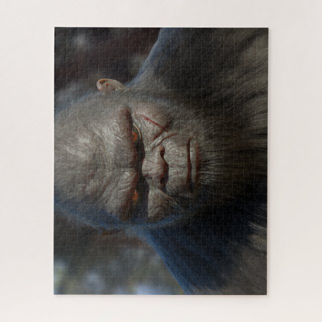 BIGFOOT SASQUATCH PORTRAIT CLOSE UPPuzzle Jigsaw Puzzle (Vertical)