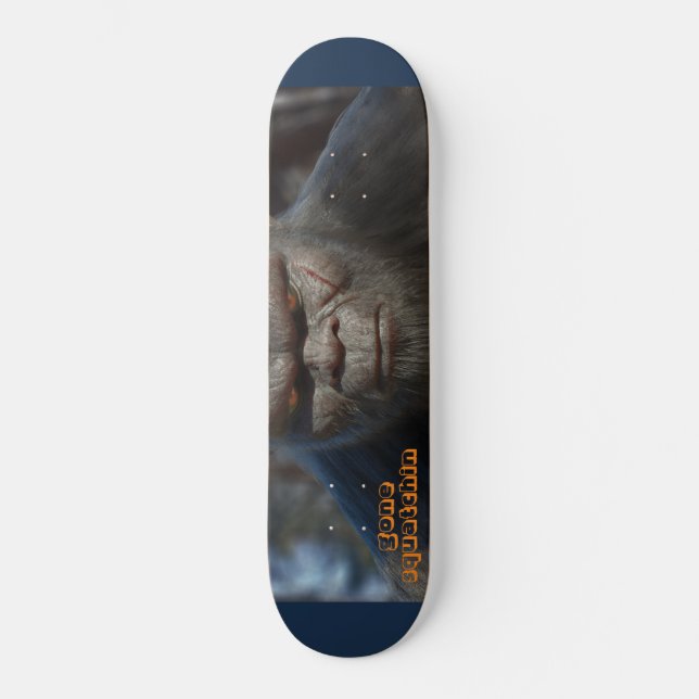 BIGFOOT SASQUATCH PORTRAIT CLOSE UPSkateboard Skateboard (Front)