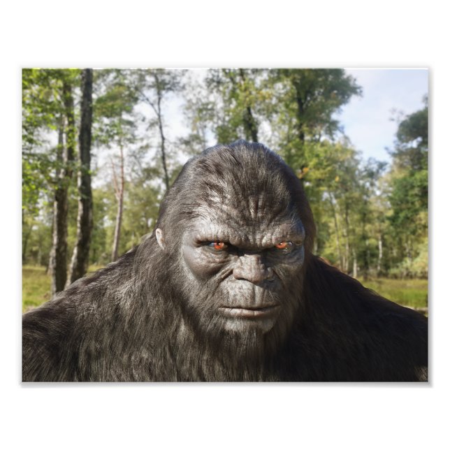BIGFOOT SASQUATCH PORTRAIT Photo Enlargement (Front)