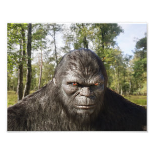 BIGFOOT SASQUATCH PORTRAIT Photo Enlargement Print