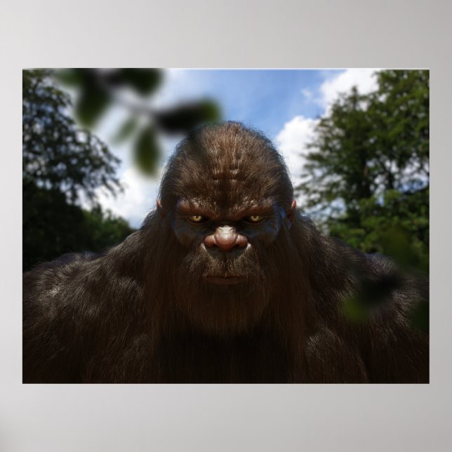 BIGFOOT SASQUATCH PORTRAIT  POSTER (Front)