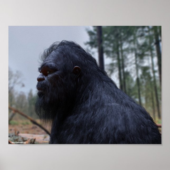 bigfoot sasquatch poster (Front)