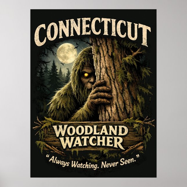 Bigfoot Sasquatch Poster (Front)