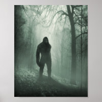 Bigfoot / Sasquatch Silent Watcher Poster