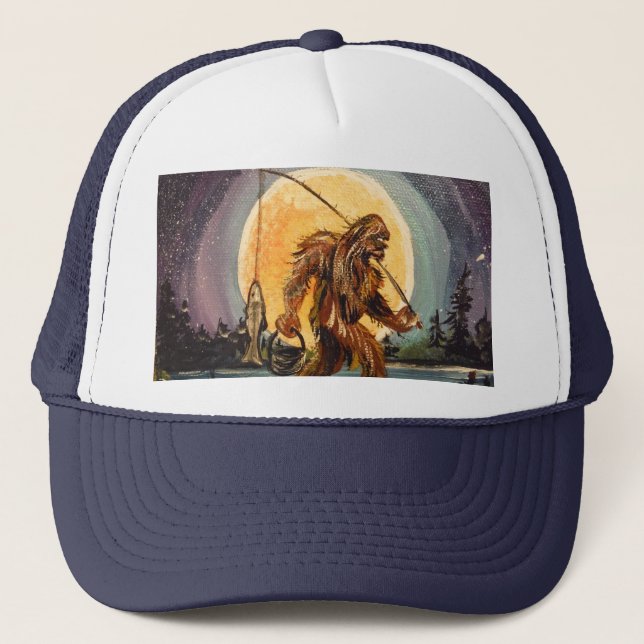 Bigfoot/Sasquatch trucker Hat (Front)
