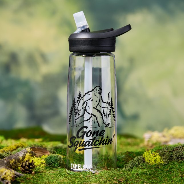 Bigfoot Sasquatch Water Bottle (Outdoor (Rotated))