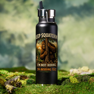 Bigfoot Sasquatch Water Bottle