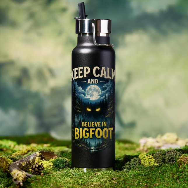 Bigfoot Sasquatch Water Bottle (Outdoor (Rotated))