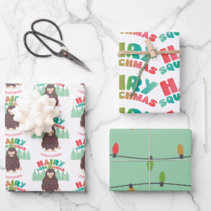 Bigfoot Sasquatch With Name Wrapping Paper Sheets