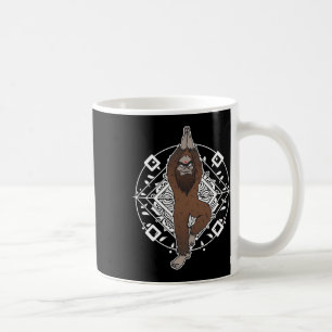 Bigfoot Sasquatch Yeti Yoga Meditation Funny Gift Coffee Mug